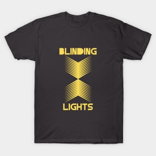 Blinding Lights, mustard T-Shirt